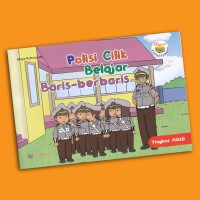 Polisi Cilik Belajar Berbaris-Berbaris