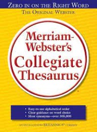 Merriam-Webster's collegiate thesaurus