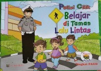 Polisi Cilik Belajar di Taman Lalu Lintas