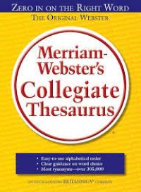 Merriam-Webster's collegiate thesaurus